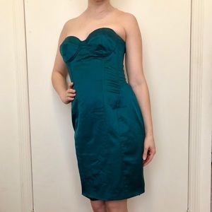 Dolce & Gabbana emerald green pencil dress